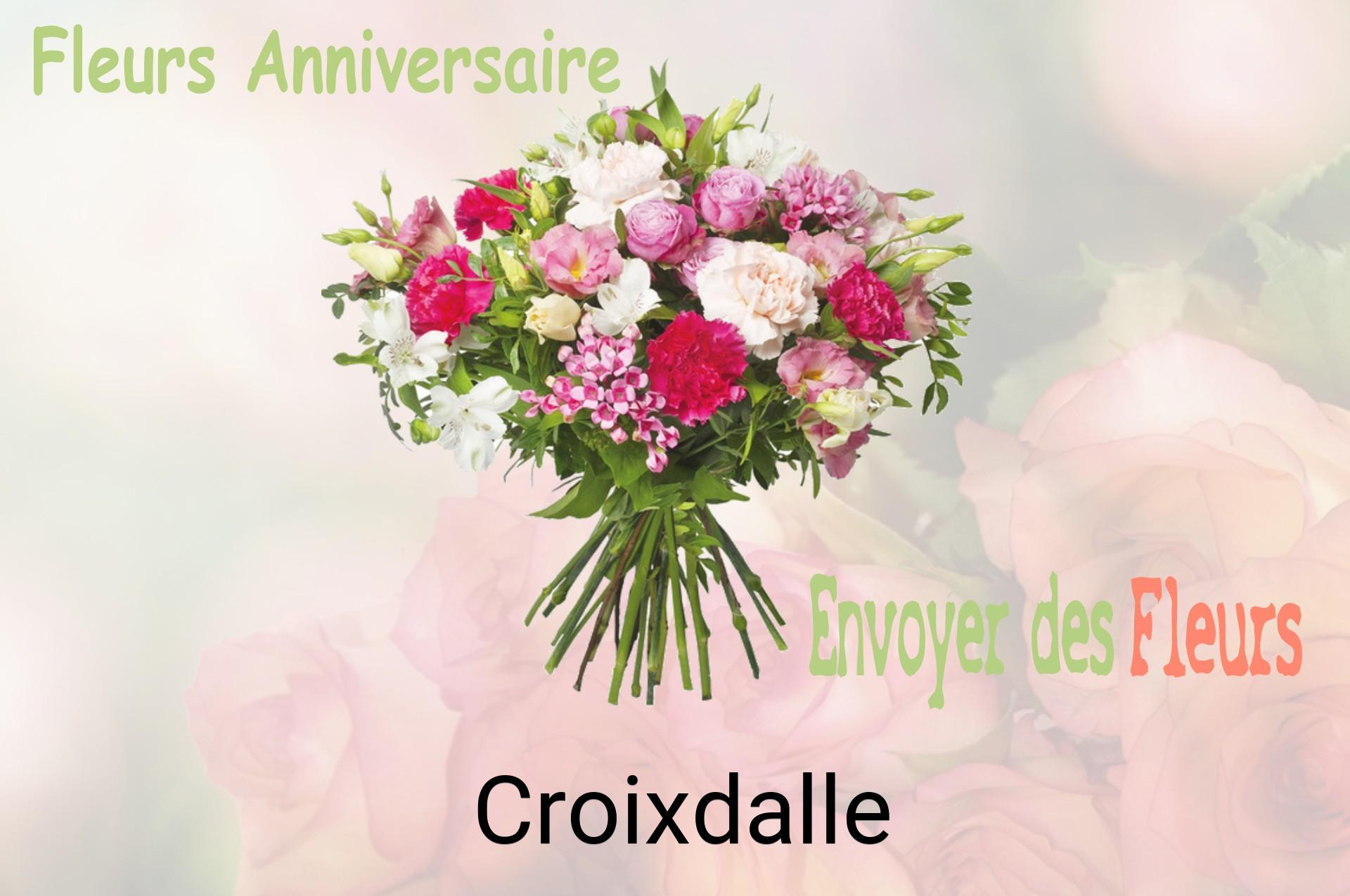 Bouquet de fleurs d’anniversaire livré à Croixdalle