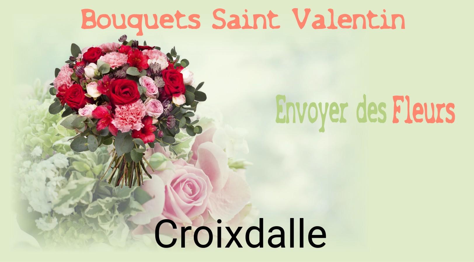 Roses de Saint-Valentin livrées à Croixdalle
